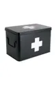 Present Time contenitore Medicine Box L nero