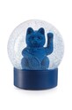 Donkey decorație Maneki Neko Lucky Globe Blue bleumarin 330497