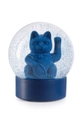 blu navy Donkey decorazione Maneki Neko Lucky Globe Blue Unisex