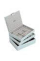 Living și dormitor Stackers cutie de bijuterii 70795 turcoaz