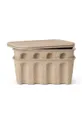 бежевий Коробка для зберігання ferm LIVING Paper Pulp Box 2-pack Unisex