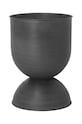 ferm LIVING vaso Hourglass Pot M nero 100130629