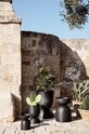 ferm LIVING ghiveci de flori Hourglass Pot M 100130629 negru