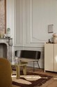 Ferm Living lustro ścienne Tangent 1104265576 szary