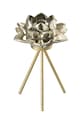 J-Line świecznik dekoracyjny Flower Glass żółty 28909