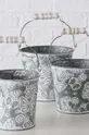 Set ukrasnih lončanica Boltze Mariposa 3-pack siva