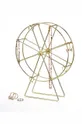 жовтий Підставка для прикрас Balvi Golden Wheel Unisex