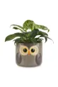 Balvi copertura vaso Owl grigio
