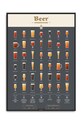 Obývacia izba a spálňa Plagát stieraci žreb Luckies of London Beer Connoisseur Poster LK.LUKBPOST viacfarebná