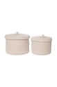House Nordic kosz do przechowywania Sebal 2-pack beżowy 4401546