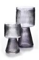 Dekoratívna váza Affek Design Serente sivá