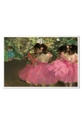 Reprodukcija na papirju Edgar Degas, Dancers In Pink