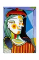 Reprodukcija, naslikana z oljem Pablo Picasso, Kobieta w czerwonym berecie