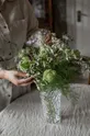 Dorre dekor váza áttetsző