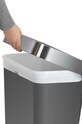 Odpadkový kôš Simplehuman Liner Pocket 45 L sivá CW1386CB