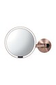 Simplehuman oglindă cu iluminare led Sensor portocaliu ST3018