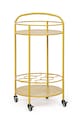 Nappali és hálószoba Bizzotto kocsi palacktartóval Burton 802889 sárga