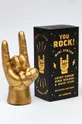 zlatna Ukras Luckies of London Mini Rock Hand Unisex