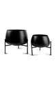 S|P Collection set de huse pentru ghivece Patio 2-pack negru 825113