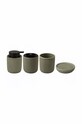 Koupelnový set Present Time Neat 5-pack zelená PT3922GR