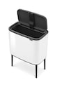 Brabantia cos de gunoi Bo Touch 36 L alb 313509