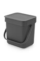 Урна для мусора Brabantia Sort & Go 3 L 209888 серый AA00