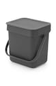 Koš za smeće Brabantia Sort & Go 3 L 209888 siva AA00