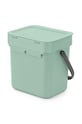 Baie Brabantia cos de gunoi Sort & Go 3 L 211683 verde