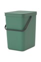 Brabantia cestino dei rifiuti Sort & Go 25 L 129964 verde AA00