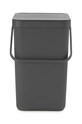 Brabantia cos de gunoi Sort & Go 25 L gri 129940
