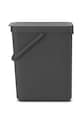 Koš za smeće Brabantia Sort & Go 25 L siva 129940