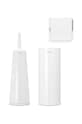 Brabantia zestaw akcesoriów łazienkowych ReNew 3-pack biały 280627