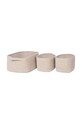 Набір кошиків для зберігання House Nordic Teixo 3-pack 4401544 бежевий AA00