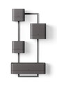Umbra set ghivece de perete Cubiko negru 1018767.040