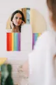 multicolore DOIY specchio da parete Rainbow