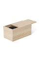 ferm LIVING set di vasi da fiori Uneru Mini Pots pacco da 2 1104266763 nero AA00