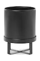 Květináč s nožičkami ferm LIVING Bau Pot S černá 100203101