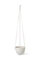 ferm LIVING lógó virágcserép Speckle Hanging Pot L fehér 1104263154