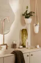 Висячий горшок ferm LIVING Speckle Hanging Pot L : Хлопок, Высокотемпературная керамика
