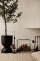 Košara za drva ferm LIVING Port Wood Basket S crna 1104263210