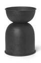 ferm LIVING oala Hourglass Pot XS 100709629 negru AA00