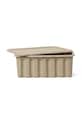 Úložný box ferm LIVING Paper Pulp Box L 2-pak 100313315 béžová AA00