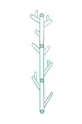 Nástenný vešiak Helio Ferretti Cactus : Kov