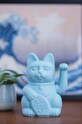 Donkey decorație Lucky Cat 330432 albastru AA00