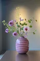 Pip Studio dekor váza Stripes Lilac : fém