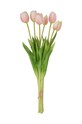 J-Line sztuczne kwiaty Bouquet Tulips 7-pack multicolor 32905