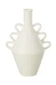 biela Dekoratívna váza J-Line Wavy Unisex