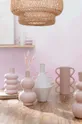 bianco J-Line vaso decorativo Wavy
