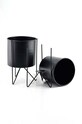 Набор горшков Affek Design Swen Black 2 шт HTOP7327 мультиколор AA00