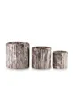 Набір квіткових горщиків Affek Design Neva Marble 3-pack